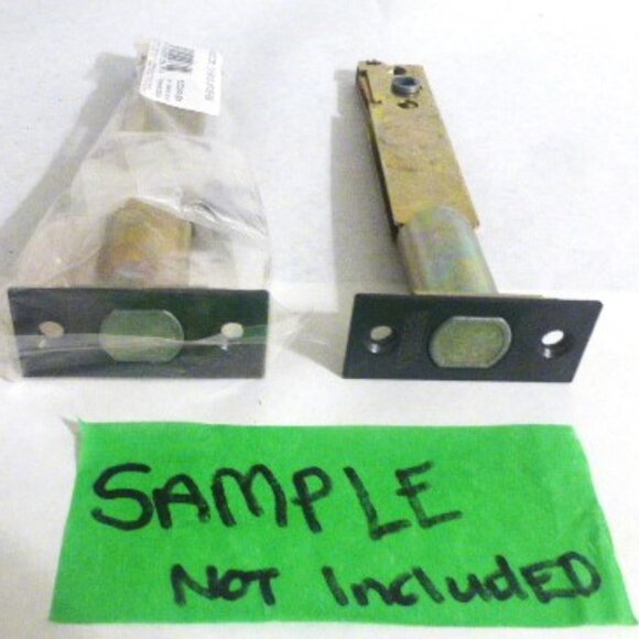 Lot of 6 DOOR Replacement LOCKS Black Lock Cylinder w/ Key - Picture 5 of 10